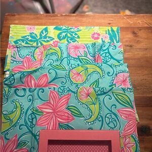 Lilly Pulitzer Pink and Blue Napkins